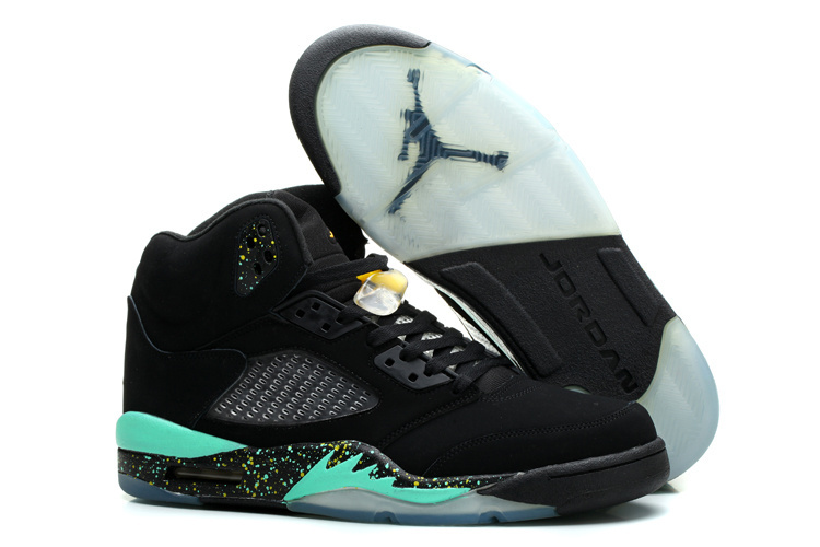 Air Jordan 5 World Cup Brazil Black Blue Shoes